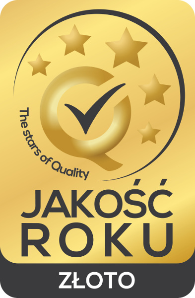 Logotyp "Jakość roku", przejdź do strony "europeanquality.eu"